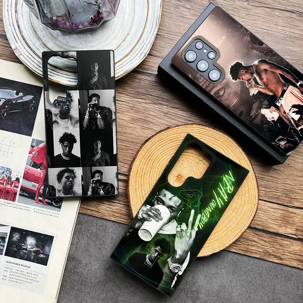 

Y-YoungBoy NBAS Phone Case For Samsung Galaxy A 91,80,73,72,71,53,52,51,22,5G Shockproof Soft Black Cover