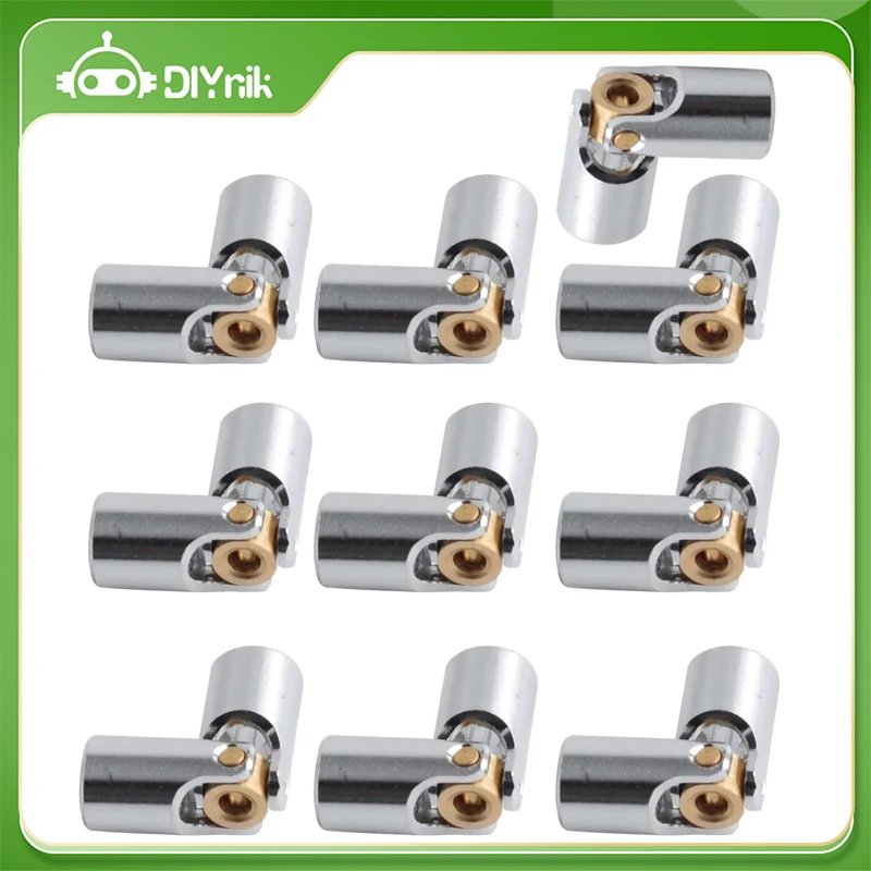 

10PCS Metal Universal Joint 3L Compatible With Legoeds Bricks MOC Power Functions 61903 Shaft Coupling 62520 9244 DIY Accessory