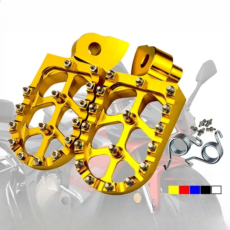 

Motorcycle Off-road Vehicle Modification Pedal CNC Aluminum Alloy Material YZ250 with Nail Anti-skid Pedal of High Quality