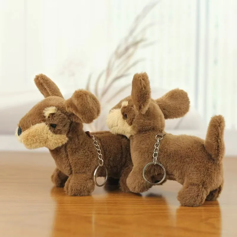 1-20 pezzi di peluche ciondolo cane simpatico cartone animato cucciolo bambola zainetto per bambini portachiavi regalo per bambini decorazione della casa