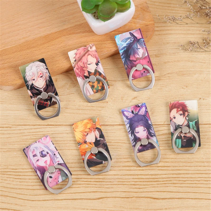 Cartoon Comics Finger Ring Mobile Phone Socket Smartphone Holder Cell Smart Round Phone Ring holder For iPhone 12 Mount Stand