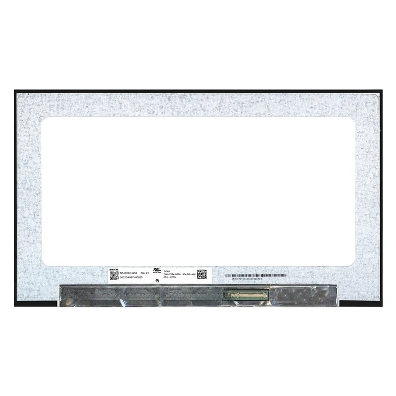 14 Inch Laptop LCD Touch Screen N140HCN-G53 B140HAK02.4 LP140WFB-SPF4 LP140WFB-SPF2 Display Matrix Panel Replacement 1920x1080