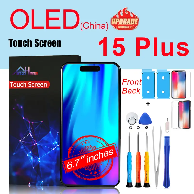 PINZHENG High Quality Screen INCELL LCD OLED For iPhone 14 Pro 15 Plus 13 Pro Max Displays For iPhone Replacement With Tools - Image 31
