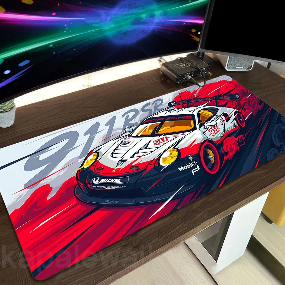 

Rally Sports Racing Car Speed Drift GTR Race Car Vehicle XXL Mouse Pad Large Computer Laptop Non-slip Keyboard Desk Mat Mousepad