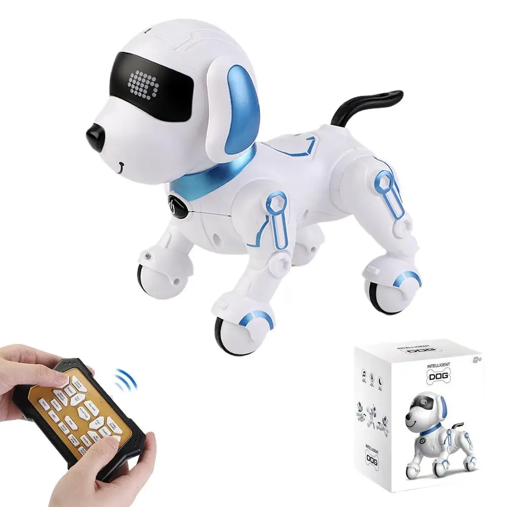 ของเล่นหุ่นยนต์สุนัขบังคับวิทยุอัจฉริยะ ของเล่นสัตว์เลี้ยง AI สำหรับเด็ก ของเล่นเสริมพัฒนาการเด็กเล็ก ของเล่นเต้นรำแบบโต้ตอบ ของขวัญ