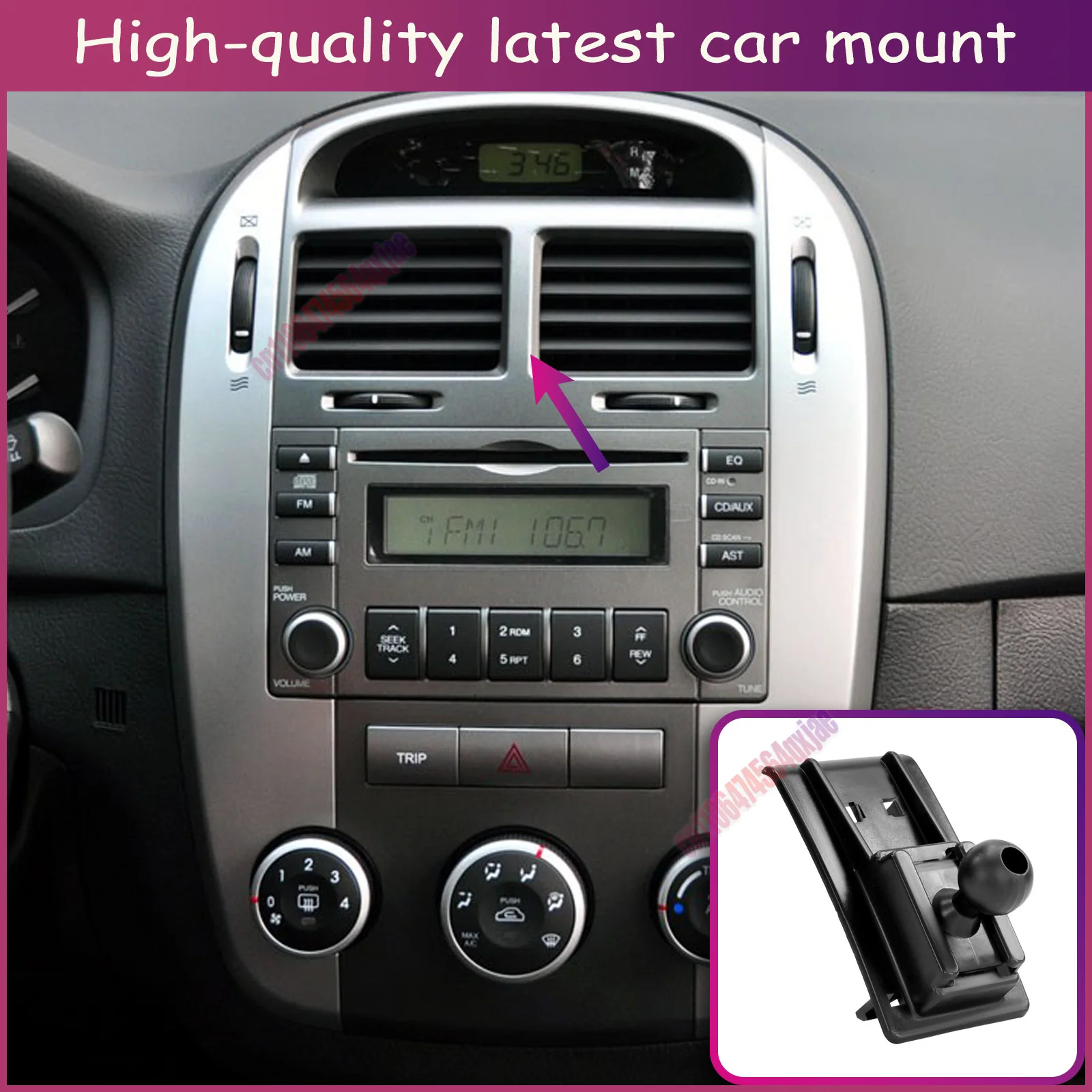 

For Kia Cerato Spectra 2006-2008 2009 Vehicle-Specific Fixed Bracket Base Special Wireless Charging Smart Charging Holder