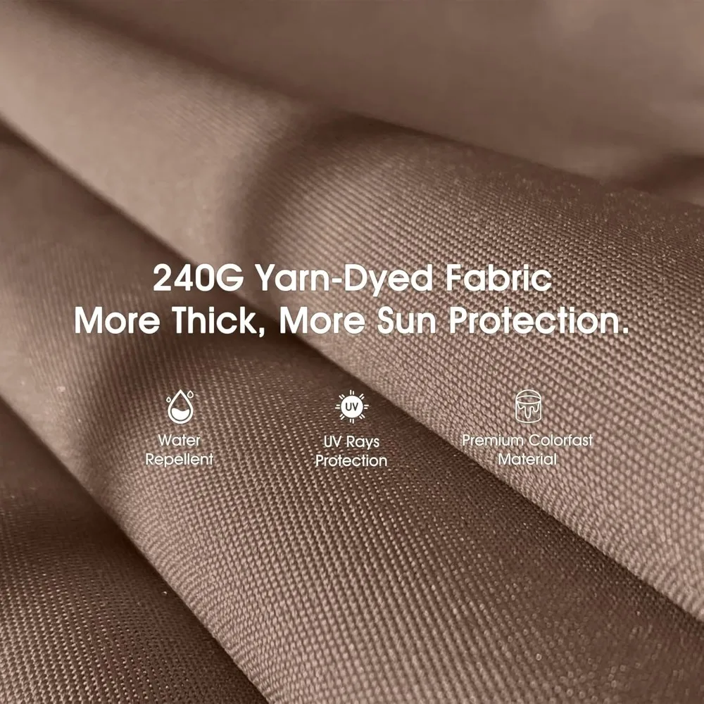 

3-Seat Deluxe Outdoor Patio Porch Swing with Weather Resistant Steel Frame