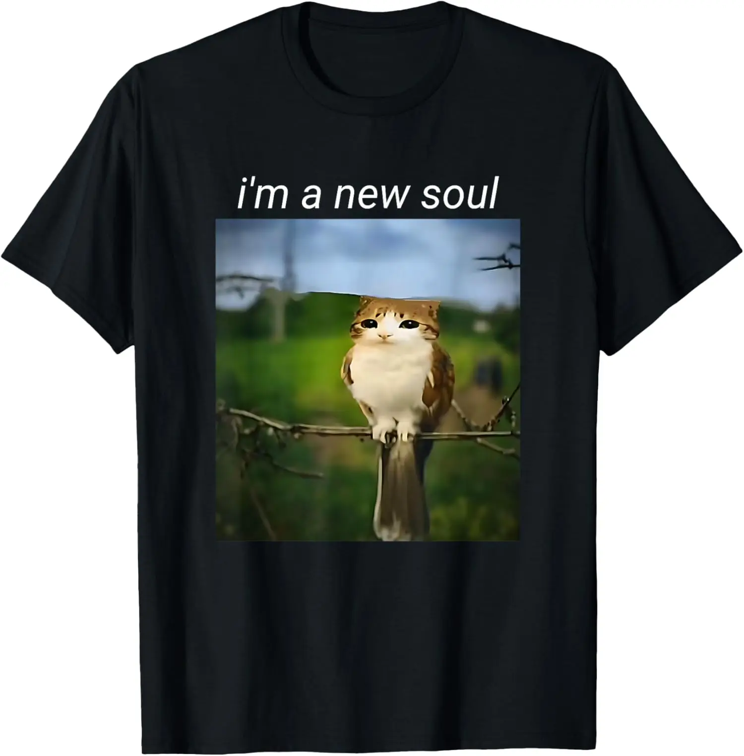 Funny Meowl Meme Cat Owl Brainrot Gen Alpha Printed Women T-shirt Comfortable Soft Y2k Breathable Fashion Funny Casual Clothing