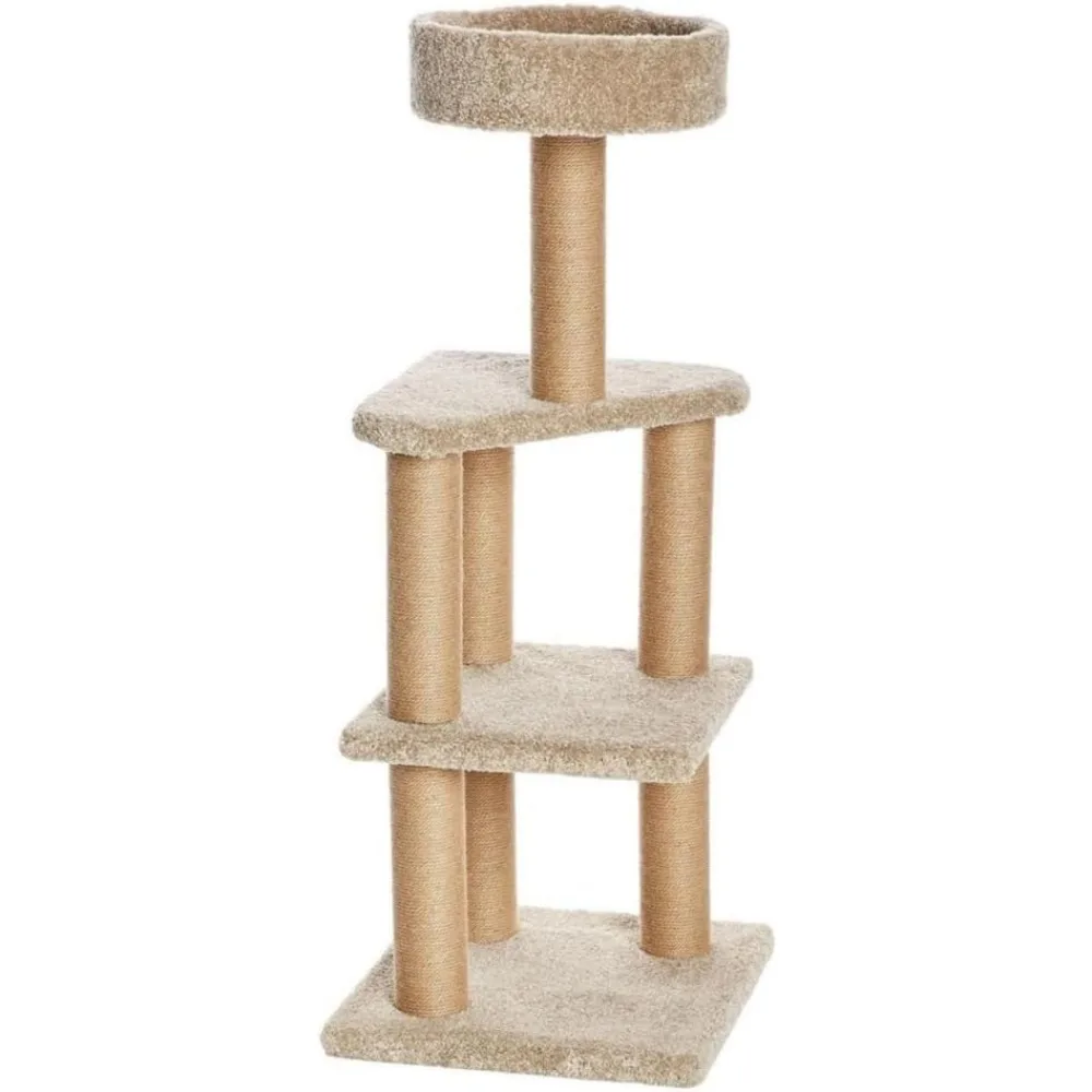 

Cat Easy to Clean Climbing Frame Nest Tree Scratching Board Villa Supplies Shelf Suitable for Indoor