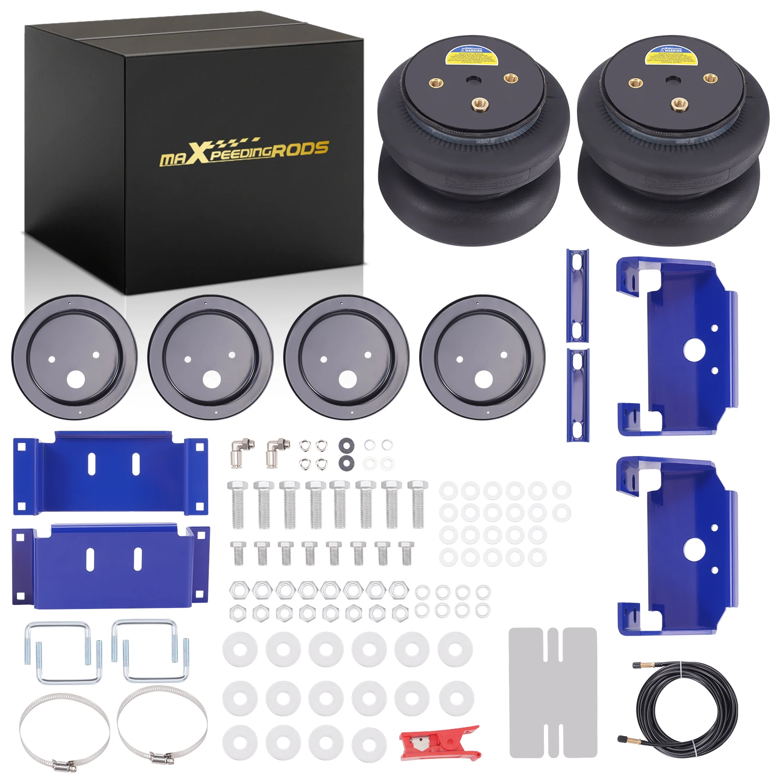 MaXpeedingrods Air Suspension Spring Kit 7500lbs for Ford F-550 Commercial Chassis 1994-2025