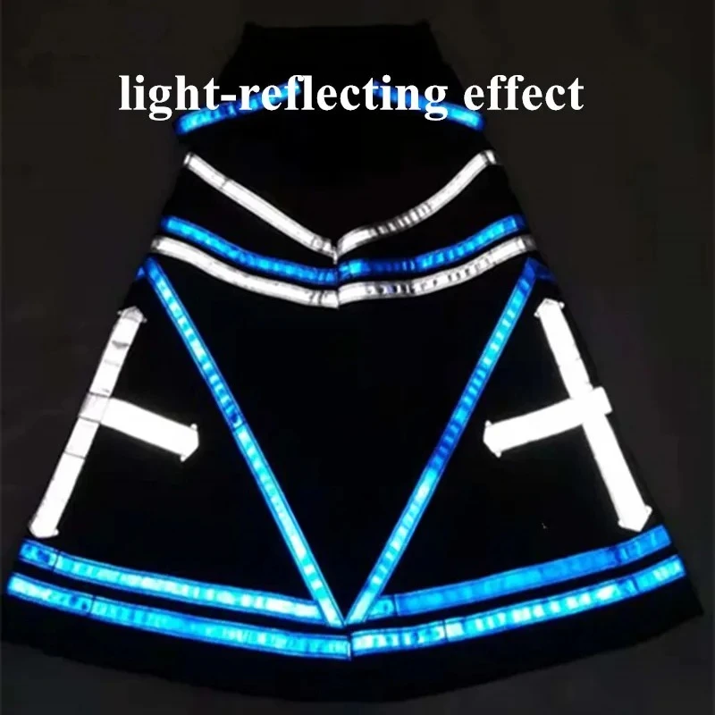 

Ghost Dance Pants Night Vision Ghost Dance Bell-bottoms Luminous Customize Loose Reflective Pants Dance Trousers for Men Women
