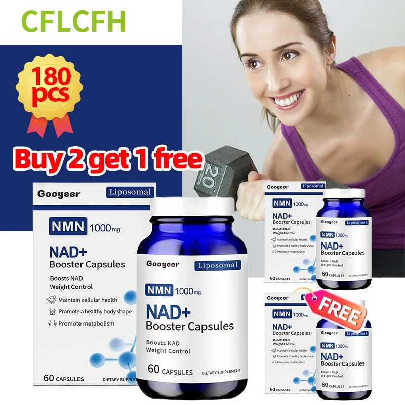 

180PCS NAD Supplements Capsules Immune System Booster Anti Aging Activation Longevity and Cellular Health Immune System Support