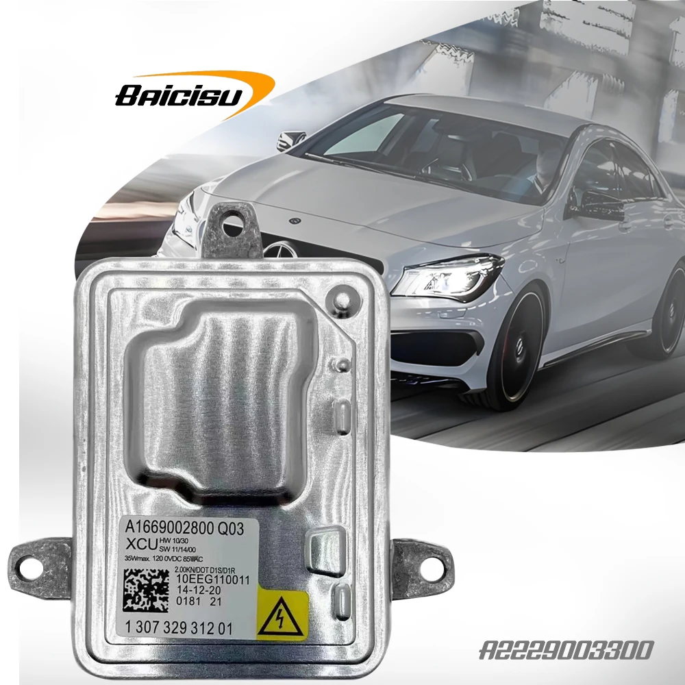 

New HID D3S D3R Xenon Ballast A2229003300 Q02 for OEM Cadillac XTS CTS 130732931515 for 13-16 Mercedes CLA200 CLA250 CLA45