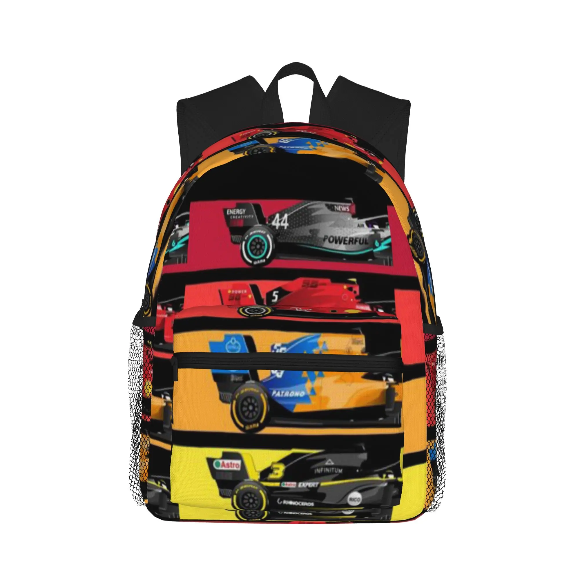 

Grand Prix Formula Cars 2023 Casual Backpack for Students and Adults Backpacks