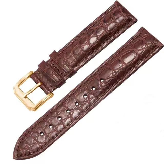 Crocodile Leather watchband  12 14 16 18 19 20 21 22 24mm For Men Women Genuine Alligator Watch Straps Bands Belt Accessories