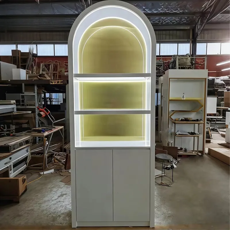 

Cosmetics Sample Display Cabinet, Skincare, Manicure Salon Cabinet, Salon Display Cabinet