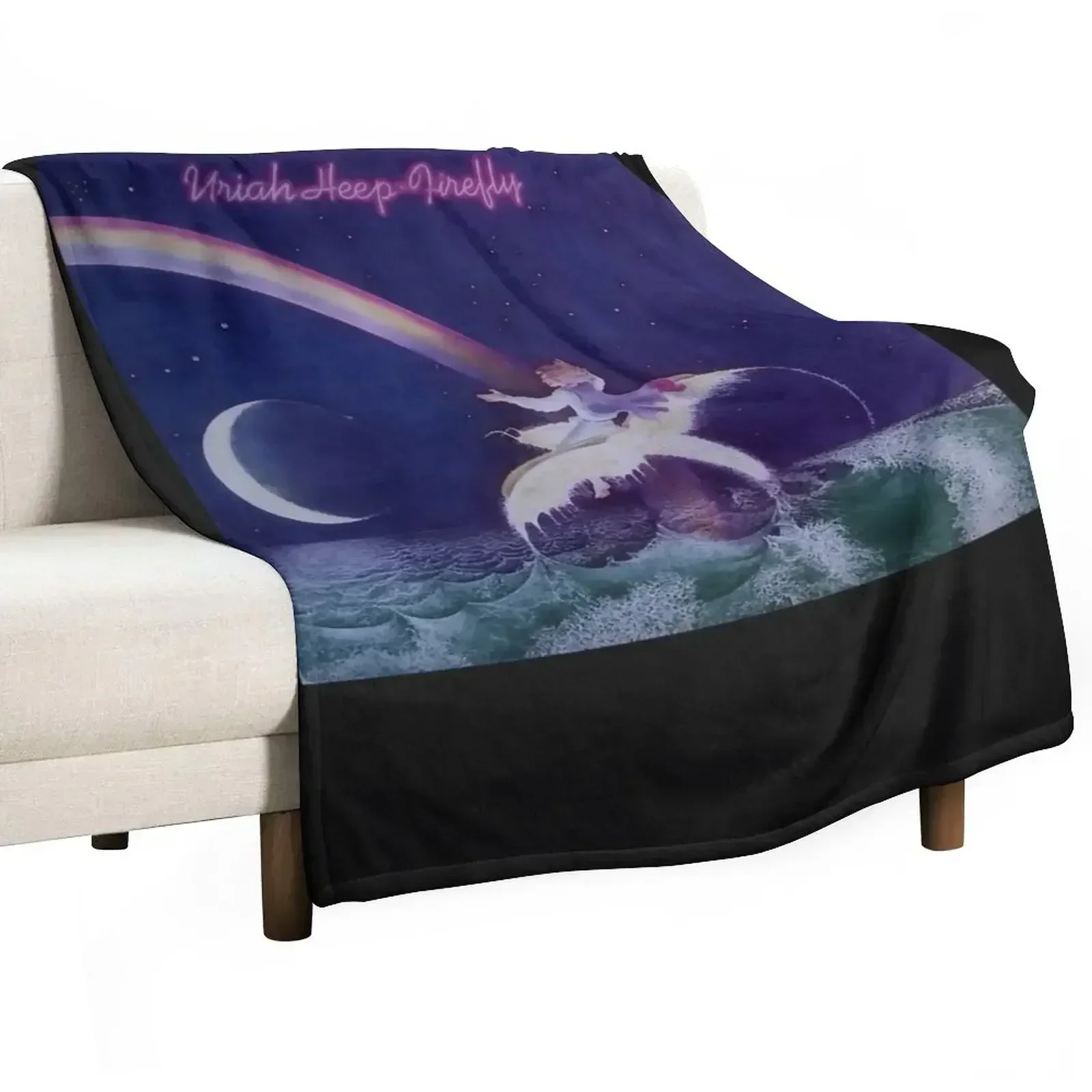 Uriah Heep - Firefly Classic T-Shirt Throw Blanket Warm valentine gift ideas Blankets