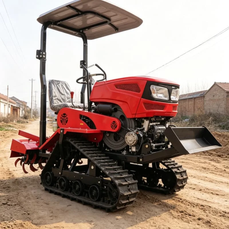 

Customized 35HP Crawler Plowing Machine, Tractor Rotary Tiller, All‑Terrain Agricultural Cultivator
