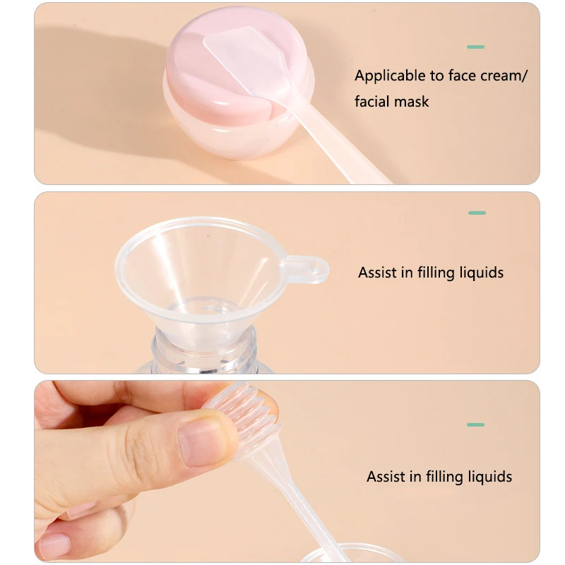 Conjunto de garrafas recarregáveis para viagem, 11 peças, portátil, maquiagem, shampoo, lavagem corporal, spray, loção, frasco de creme, recipiente líquido cosmético