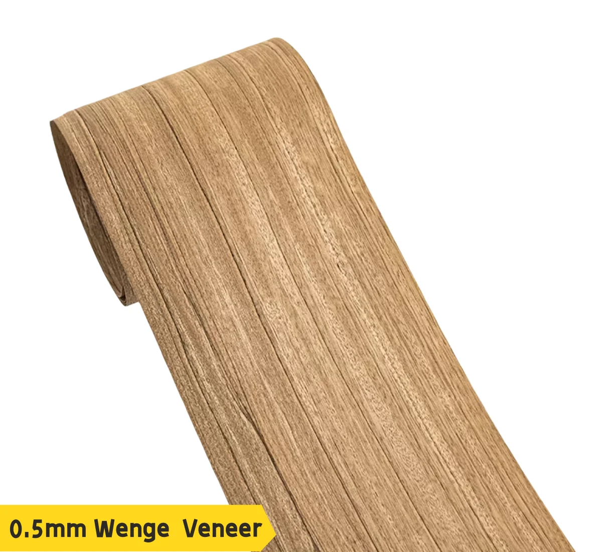 

Thickness:0.5mm Natural Wenge Straight Grain Wood Veneer for DIY Crafts Speaker Cabinet & Interior Decoration