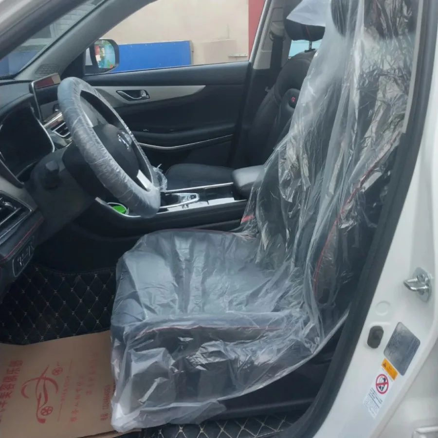 50Pcs Automobile repair disposable seat protective cover auto repair seat cover three sets maintenance plastic sea