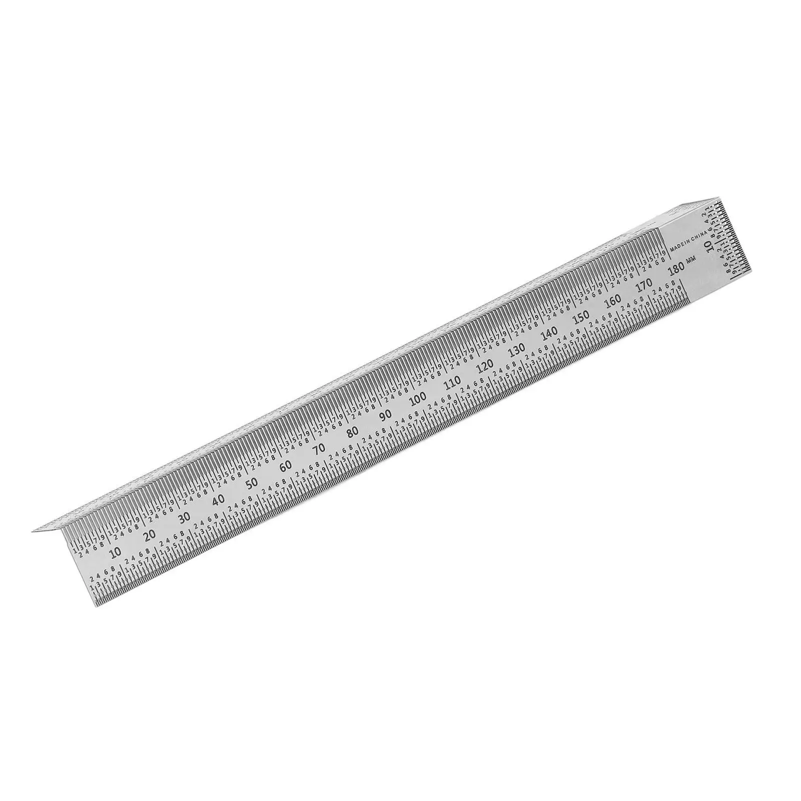 Precision Right Angle Ruler with Clear Scale for Accurate Measurements - Ideal for Carpenters & DIY Projects