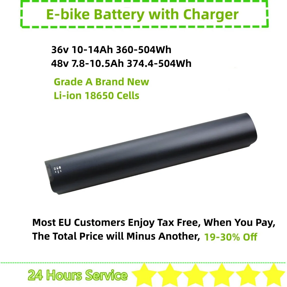 

Electric Bikes City Bike Mountain Bike Ebike Battery 48V 10Ah 36V 10Ah 10.4Ah 11.6Ah 12Ah 13Ah 14Ah macwheel Hidden Battery