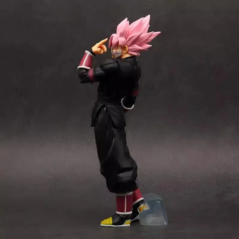 Dragon Ball Masked Goku Black Super Goku Anime Action Figure Model Desktop Ornament Statue Collection Computer Case Model Gift view 2