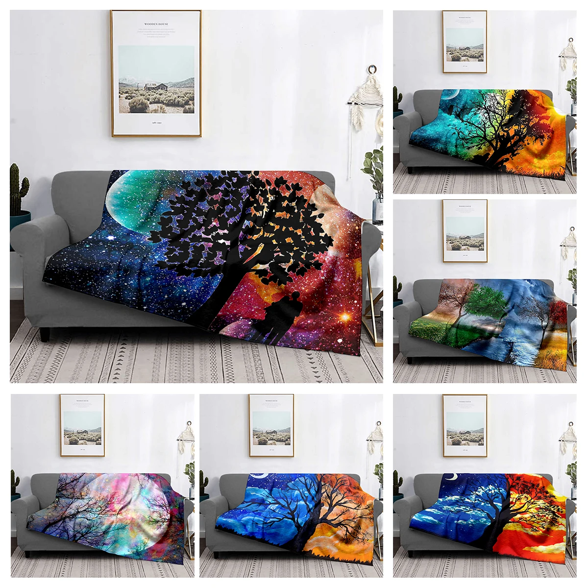 Home decoration plush Sofa blanket Colorful Animal  Bedspread on the bed anime fluffy soft blankets thick blanket for winte