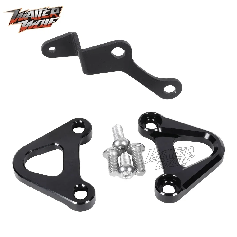 MT-10 MT-09 Passenger Footrest Footpeg Blanking Plate Support For YAMAHA Tracer 900 /GT MT09 MT10 XSR 900 FZ/FJ/MT 09 10 /SP - Image 4