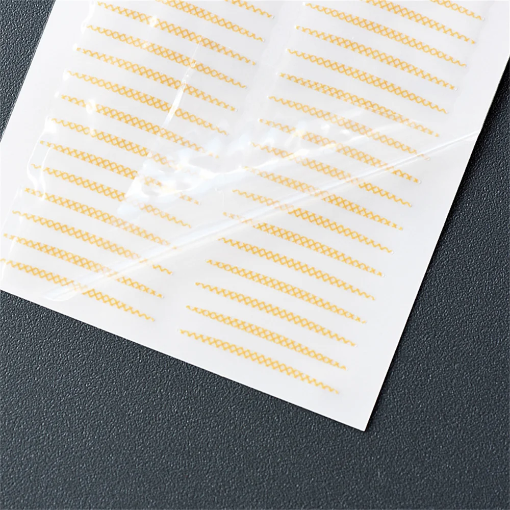 520 pz/10 fogli Adesivi In Maglia Invisibile Doppia Palpebra Nastro Palpebra Sollevamento Impermeabile Autoadesiva Fibra di Pizzo Trucco Degli Occhi adesivo