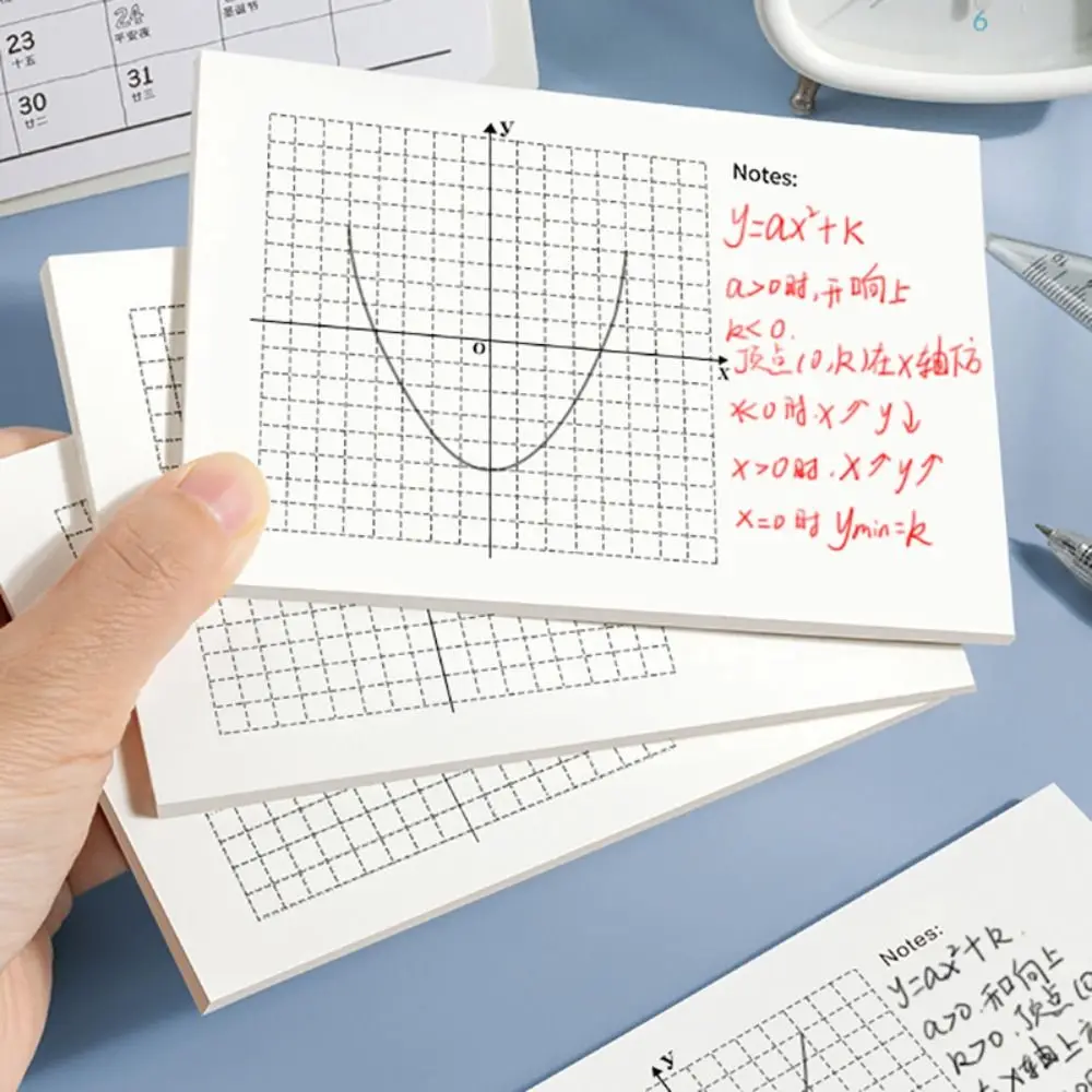 

High Quality 64K Notepad Tearable Portable Draft Book With Axis Graphing Papers Students