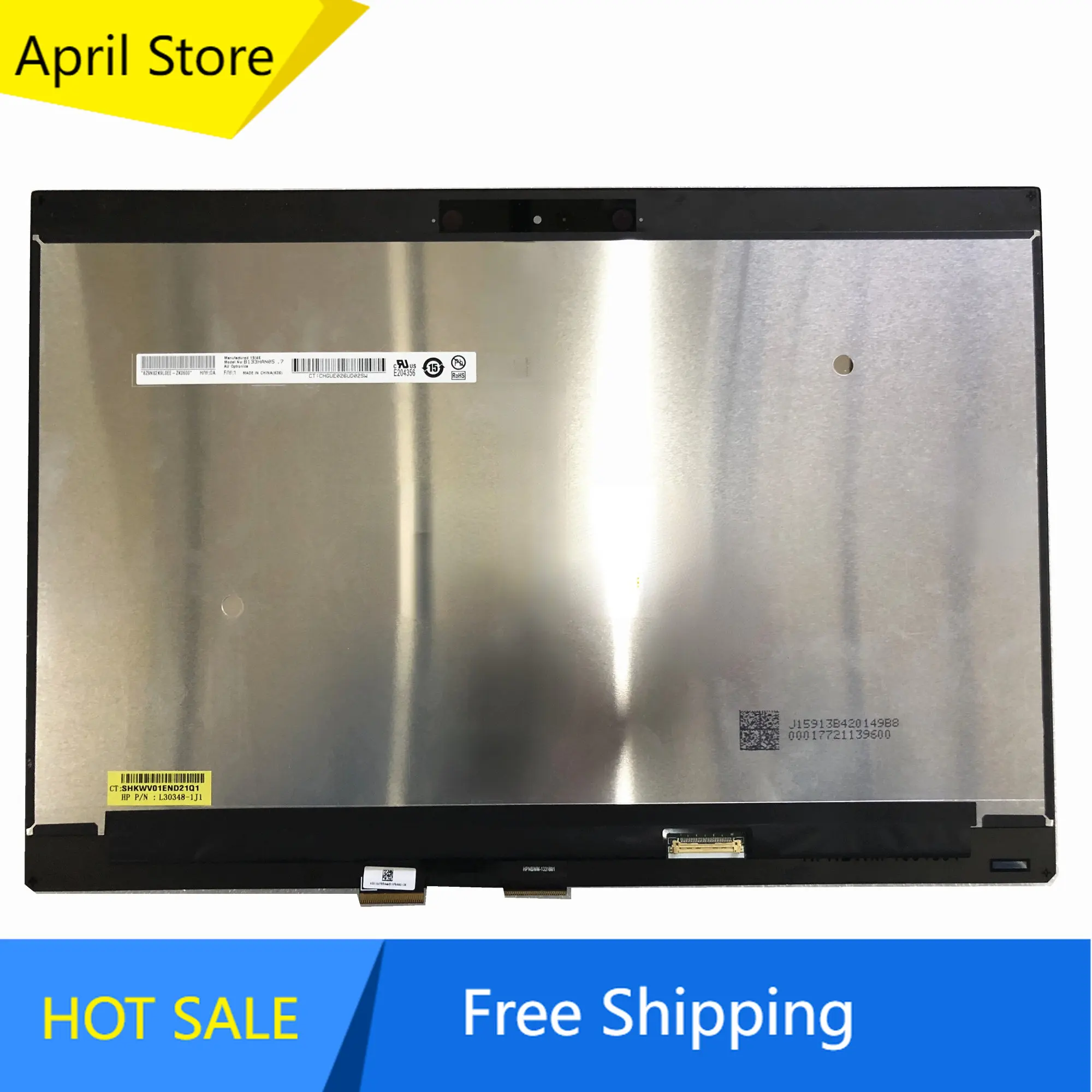 

B133HAN05.7 13.3'' FHD Laptop LCD Touch Screen Digitizer Assembly For HP Spectre x360 13-AP 13-AP0004UT Serices P/N: L30348-1J1