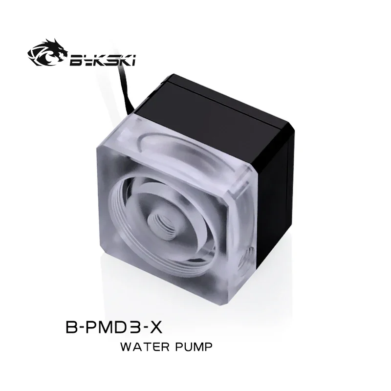 Bykski DDC Pump DC12V Maximum Flow Lift 6 Meters 700L/H Radiator Size 62*62*53mm Support Combo Reservoir / PWM Speed Control