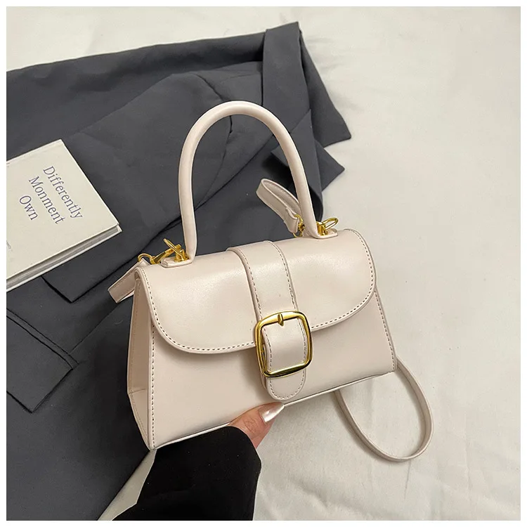 

​​2025 Korean Style Crossbody Bag Minimalist Solid Color Shoulder Purse Womens Versatile Spring Handbag Casual Chic Tote