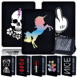 Folding Leather Stand Cover for Kindle Paperwhite 1 2 3 4 Kindle 8th 10th Tablet case for Kindle Paperwhite 5 11th Gen M2L3EK