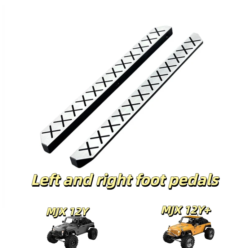 

MJX Rc Car Left Right Side Foot Pedal Metal Upgraded Modified Parts For 1 12 Scale H12Y H12Y Plus Rc Rock Crawler
