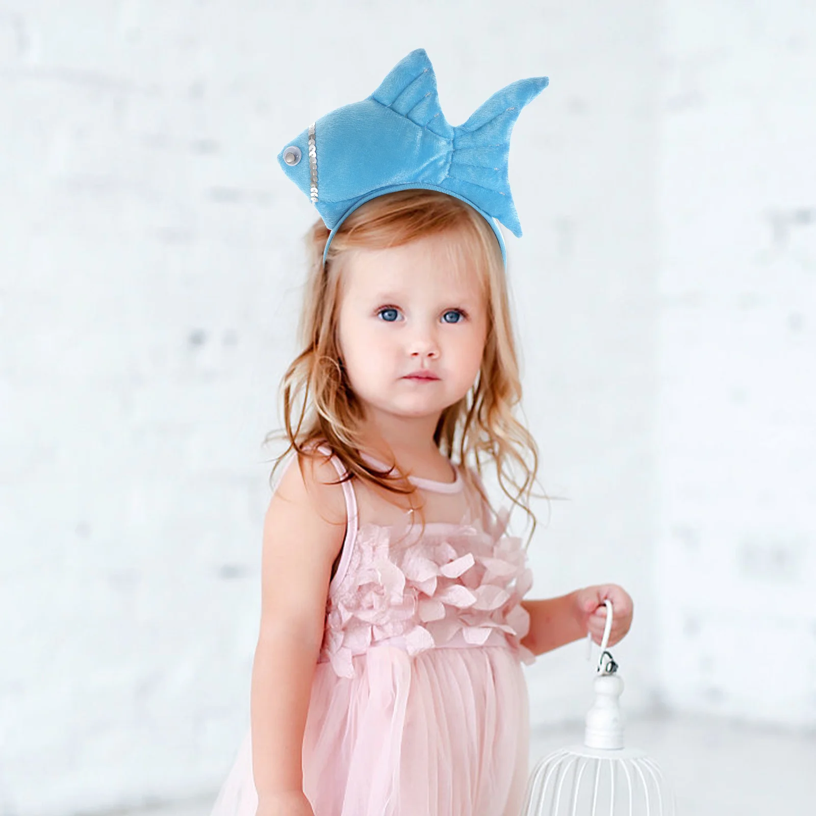 

Goldfish Headband Cute Cartoon Fish Headdress For Shaped Hairband Kids Women Cosplay Birthday Beach Event Fun