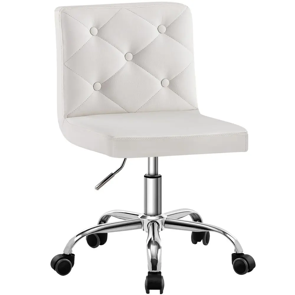 

CHAIR Desk Office Gaming Computer Chair Ergonomic Executive MidBack Leather with Adjustable Padded FlipUp Armrests Cushion Whee
