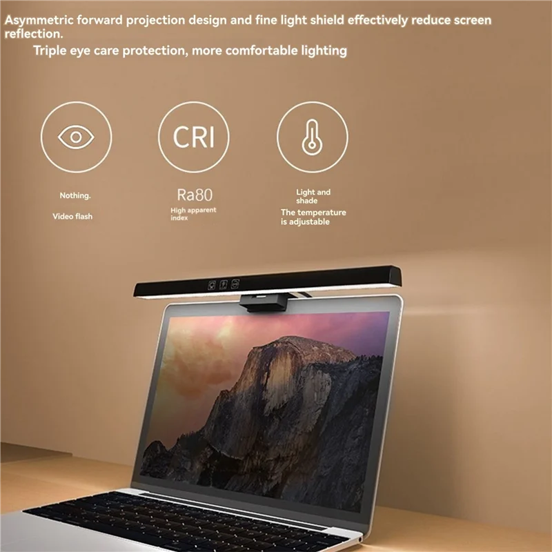 THIVN-LED Desk Lamp Monitor Light Bar PC Computer Dimmable Screen Light 50Cm Office Study Reading Hanging Table Lamp