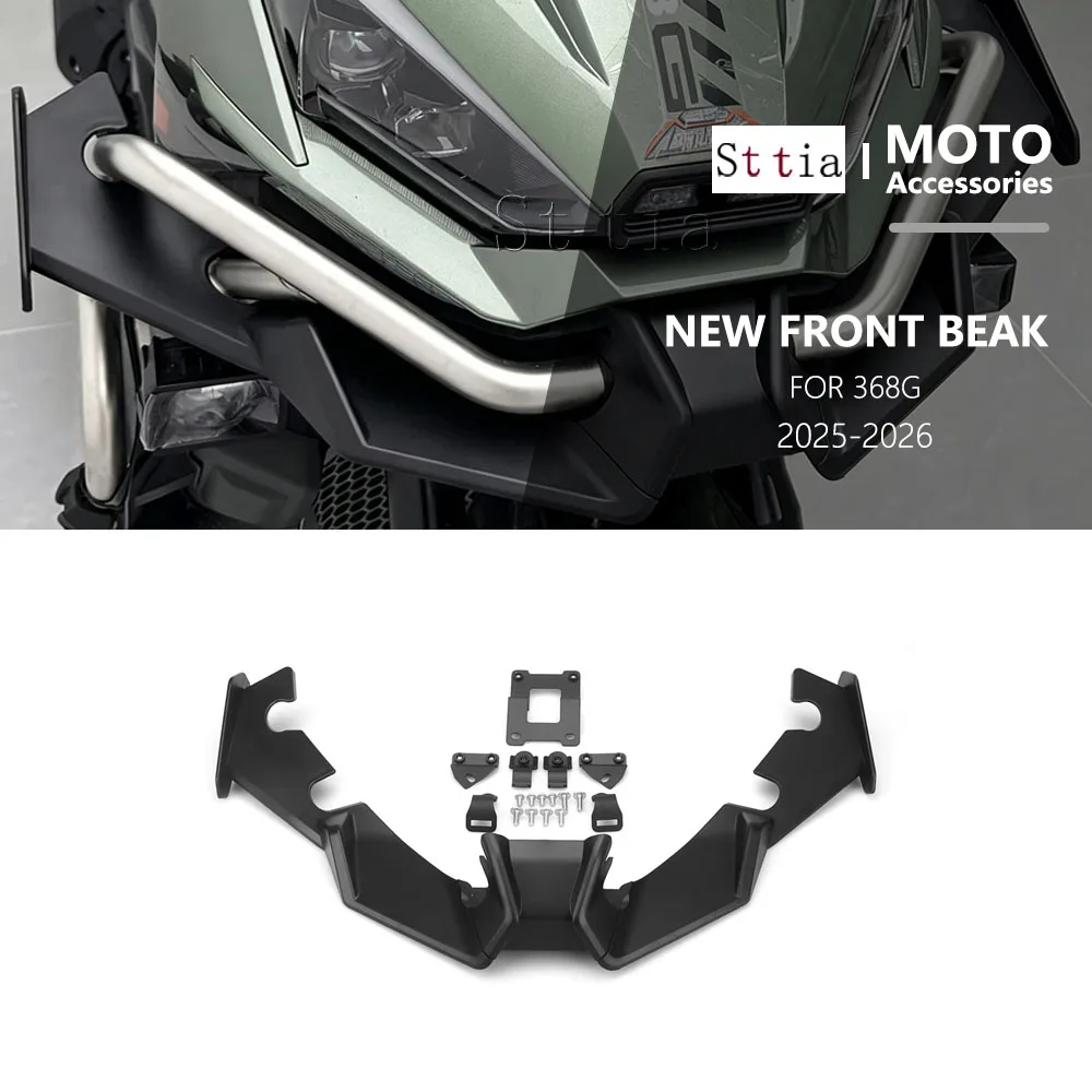 368G Aerodynamic package New Motorcycle Accessories Front Spoiler Fixed Lower Lip Fixed Wing For Zontes 368G 368 G 368g