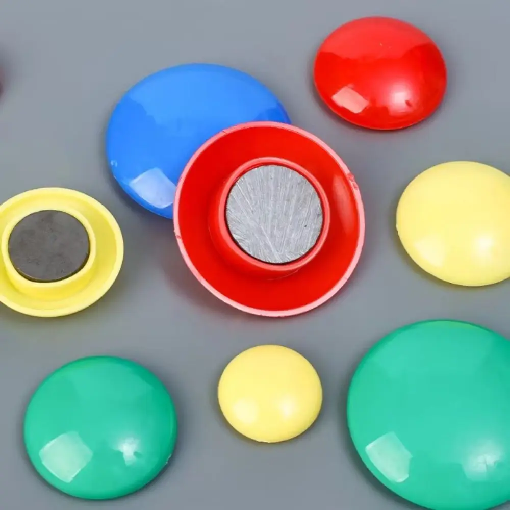 New 20/30/40mm Magnetic Beads DIY Colorful Office Whiteboard Magnets Round Chalkboard Stickers