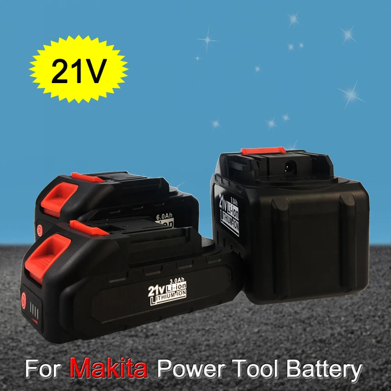 

21V 3000/6000/9000mah High-power Durable Lithium Battery, Suitable for Makita 21V Series Electric Tool High Voltage Water Gun