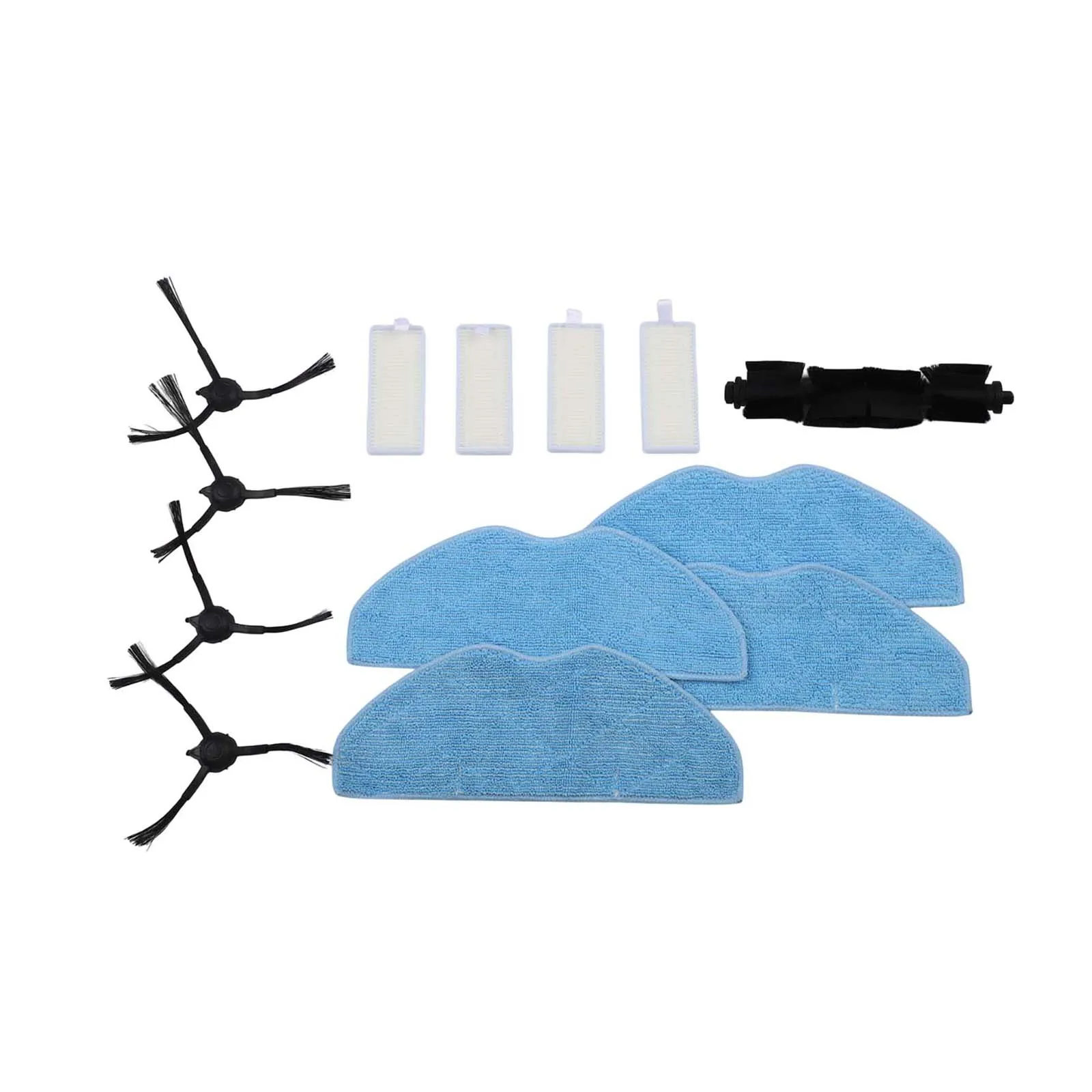Mop Cloth Side Brushes Main Brush Kit For Tefal For X-Plorer Series 70 RG8477WH / 140 RG9177WH / 140+ RG9197WH Vacuum Cleaner