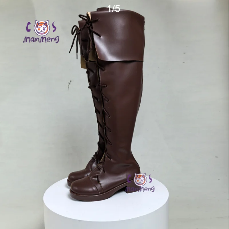 

Игра Bloodborneo Gehrman Hunter, обувь для косплея, красивые ботинки для мужчин и женщин, карнавальные кожаные ботинки на Хэллоуин, индивидуальный размер