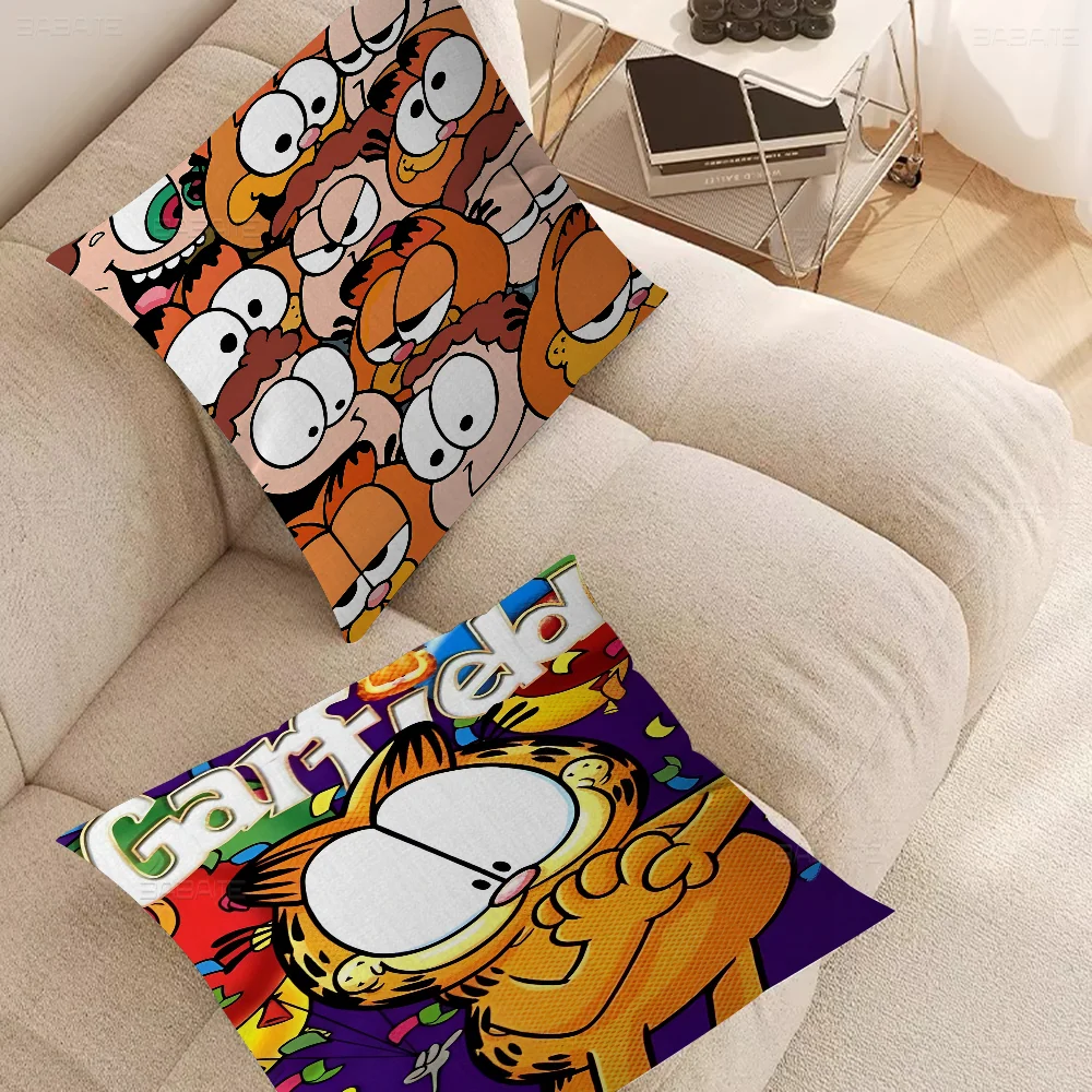 Anime G-Garfields Cat Pillow Gift Home Office Decoration Pillow Bedroom Sofa Car Cushion CoverPillow Case