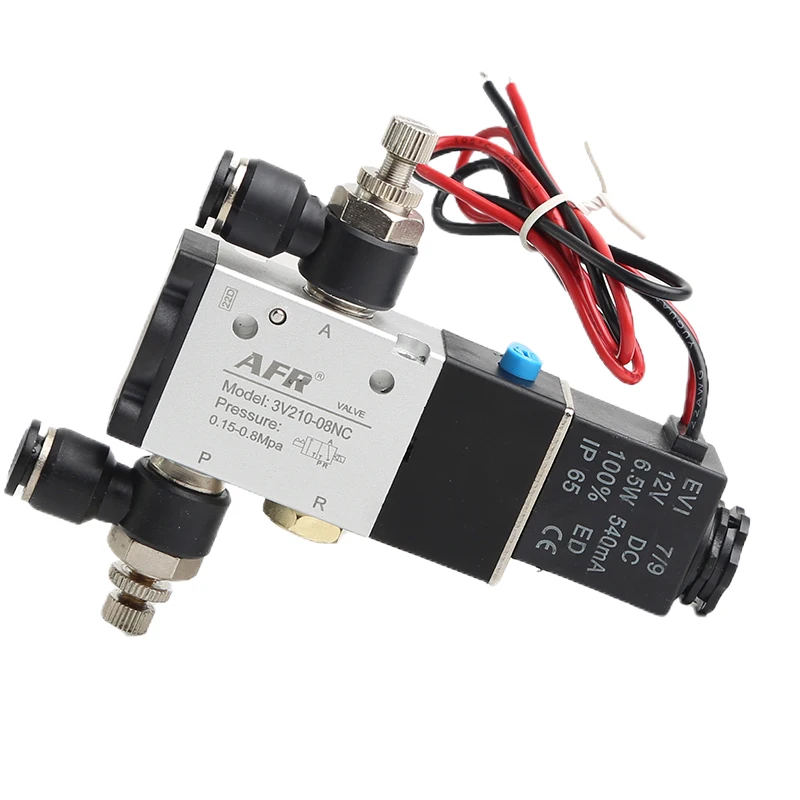 3/2 3v210-08nc normaler weise geschlossen 3v110-06nc 3v310-10nc pneumatisches Luft magnetventil elektrisches Steuergas magnetventil 3v410-15nc – Detail 13