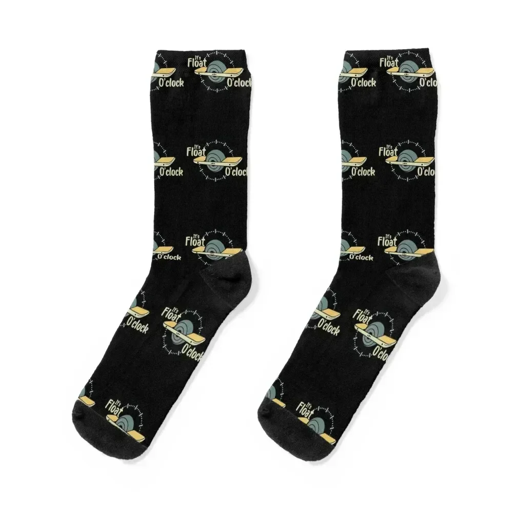 

it's float O'clock - funny onewheel design Socks anime sport Boy Socks Women's