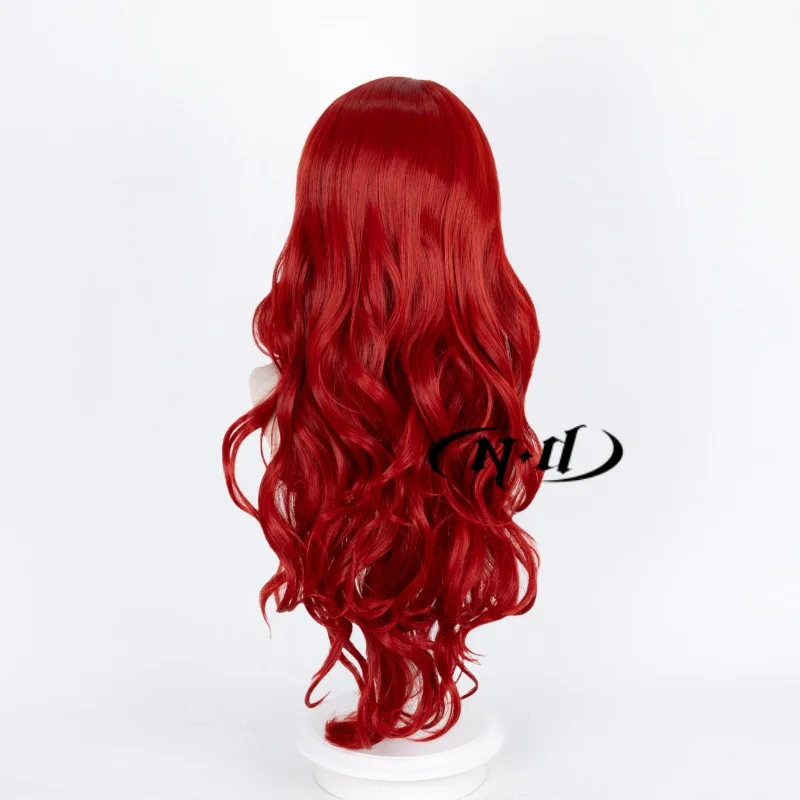ND Mitsuru Kirijo คอสเพลย์วิกผม Megami Tensei Cos ผมสีแดงวิกผมสําหรับ Comic Con Coser เครื่องแต่งกาย Theme Party สังเคราะห์ทนความร้อน