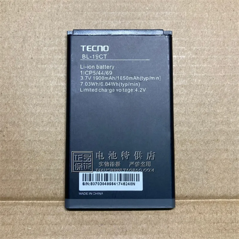 

In Stock for TECNO BL-19CT battery 1900mAh Tracking Number High capacity Long standby time for TECNO battery